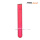 PVC Fluo Pink Safety LED Bracelet